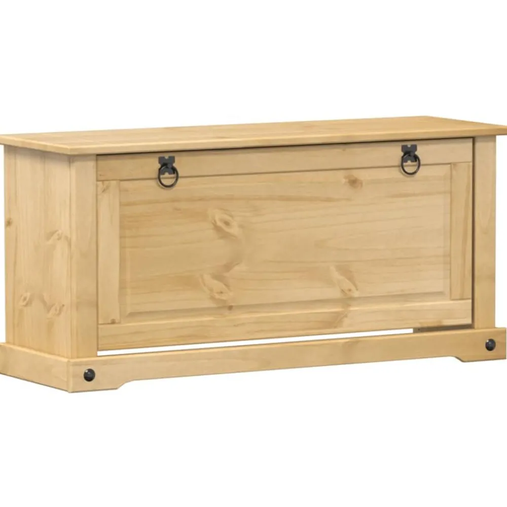 Produits Ménagers-vidaXL Armoire à chaussures Corona 99x32x138 cm bois de pin massif