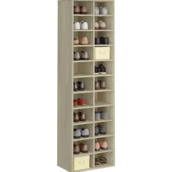 vidaXL Armoire à chaussures chêne sonoma 54x34x183cm bois d'ingénierie