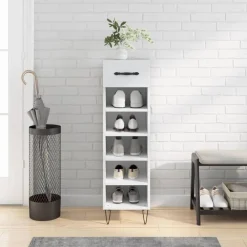 vidaXL Armoire à chaussures 30x35x105 cm bois d'ingénierie