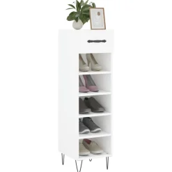 vidaXL Armoire à chaussures 30x35x105 cm bois d'ingénierie