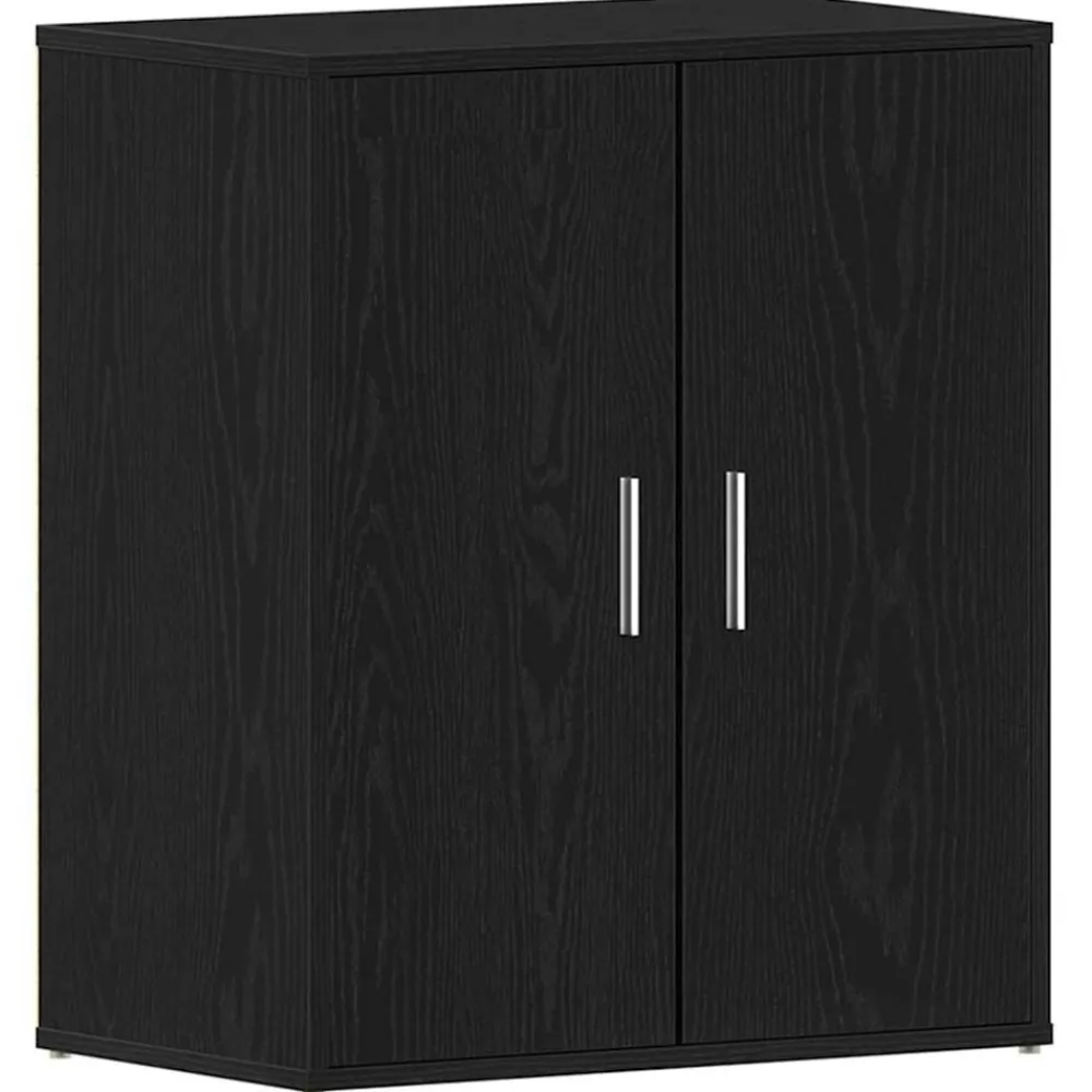 vidaXL Armoire à chaussures Noir 60x35x70 cm Bois d’ingénierie