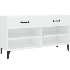 vidaXL Armoire à chaussure 102x35x55 cm Bois ingénierie