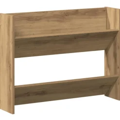 Produits Ménagers-vidaXL Armoire à chaussures murale chêne artisanal bois d'ingénierie chêne artisanal