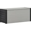 Produits Ménagers-vidaXL Armoire à déchets de jardin Gris 85x34x40 cm