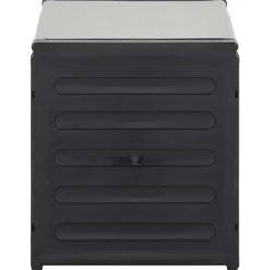 Produits Ménagers-vidaXL Armoire à déchets de jardin Gris 85x34x40 cm