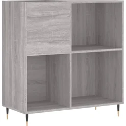 vidaXL Armoire à disques 84,5x38x89 cm bois d'ingénierie