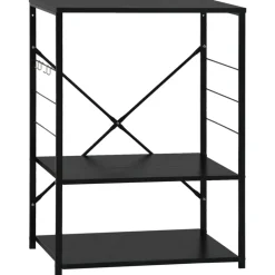 Arts De La Table & Arts Culinaires-vidaXL Armoire à four à micro-ondes 60x39,6x79,5 cm Noir