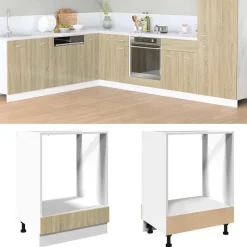 vidaXL Armoire à four Chêne sonoma 60x46x81,5 cm Aggloméré