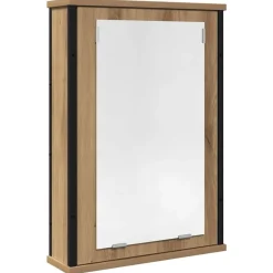 Armoires & Meubles De Rangement-vidaXL Armoire à miroir de salle de bain chêne artisanal 42x12x60 cm ch&ecirc;ne artisanal
