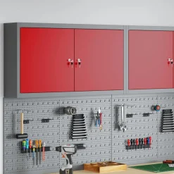 vidaXL Armoire à outils avec étagère et Gris 50 x 20 x 55 cm