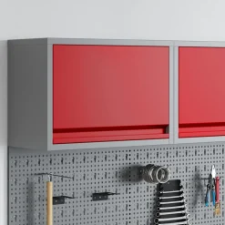 vidaXL Armoire à outils avec stockage et Gris 50 x 25 x 35 cm