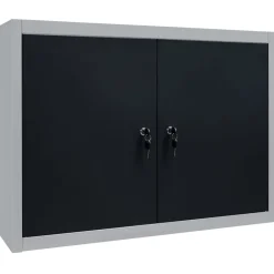 vidaXL Armoire à outils murale Style Industriel Métal Gris et noir