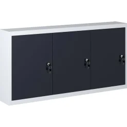 vidaXL Armoire à outils murale Style Industriel Métal Gris et noir