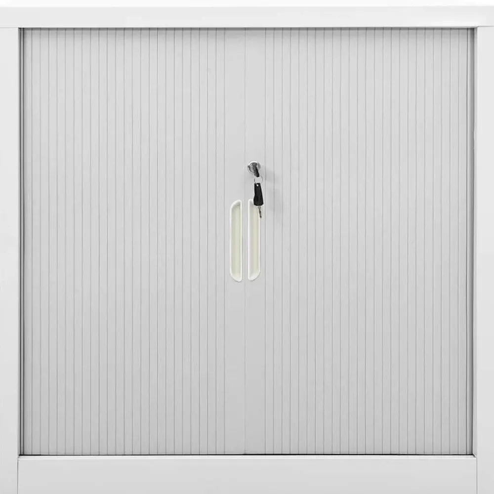 Armoires & Meubles De Rangement-vidaXL Armoire à portes coulissantes 90x40x90 cm Acier Gris
