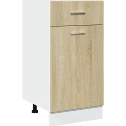 Armoires & Meubles De Rangement-vidaXL Armoire à tiroirs inférieure "Lyon" Chêne Sonoma 40 x 46 x 81,5 cm Bois d'ingénierie Chêne sonoma