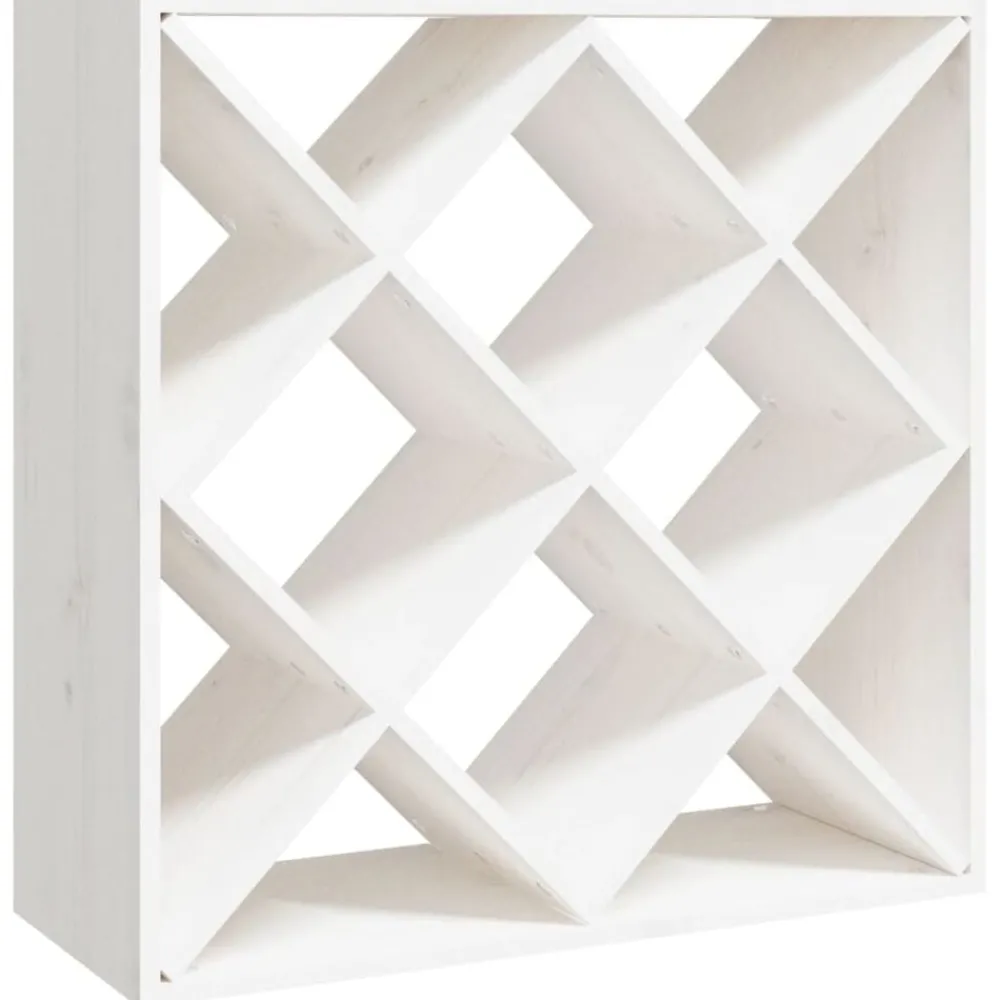 vidaXL Armoire à vin 62x25x62 cm Bois de pin massif