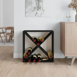 vidaXL Armoire à vin 62x25x62 cm Bois de pin massif