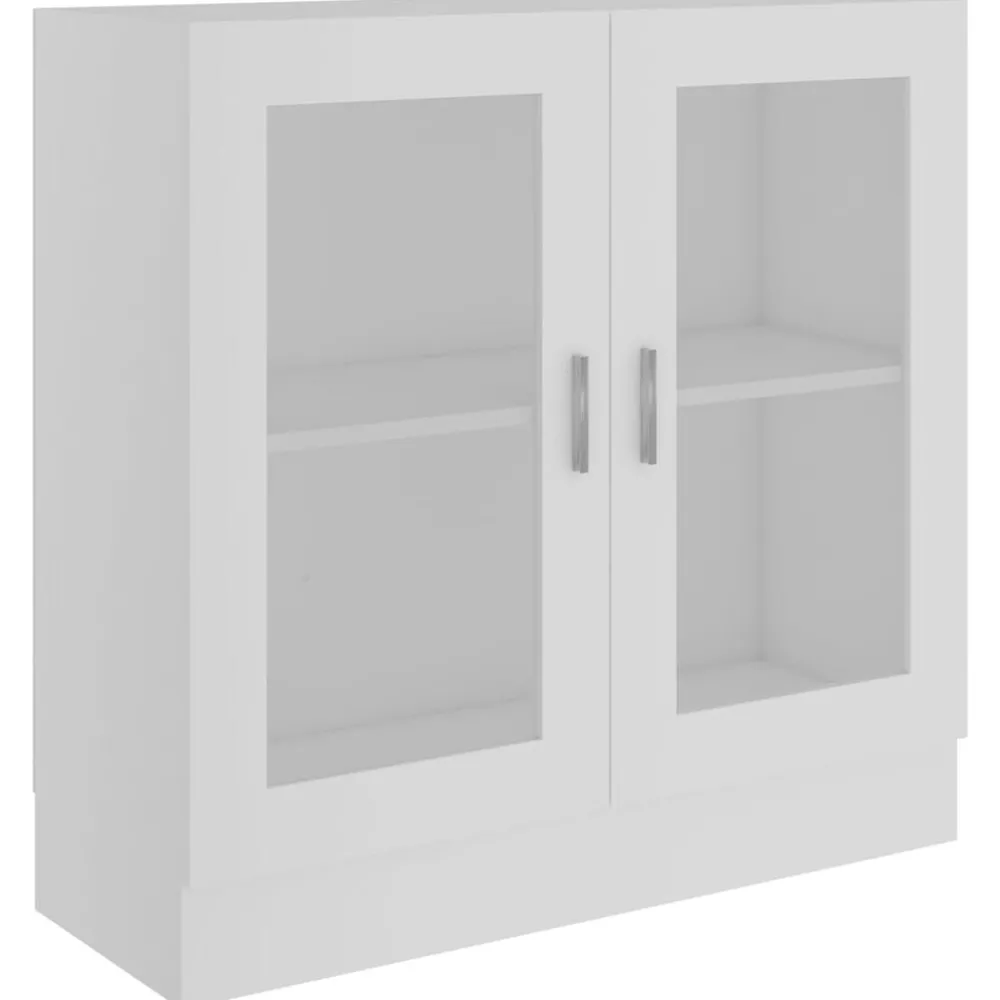 vidaXL Armoire à vitrine 82,5x30,5x80 cm Bois d'ingénierie
