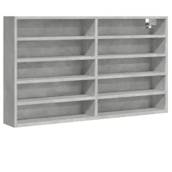 vidaXL Armoire à vitrine 100x15x58 cm bois d'ingénierie