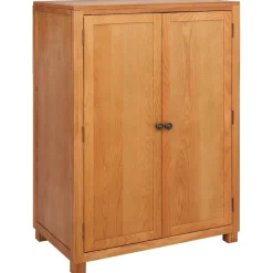 vidaXL Armoire avec stockage avec porte Marron Bois d'ingénierie