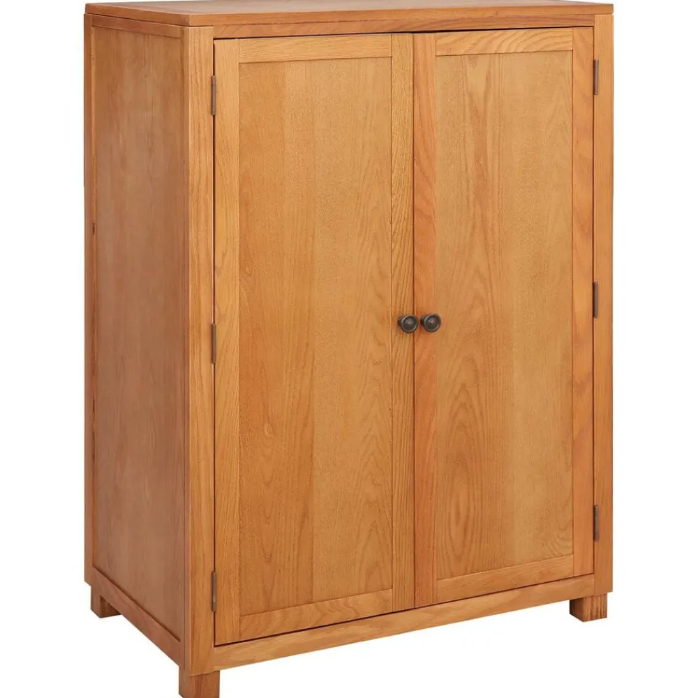 vidaXL Armoire avec stockage avec porte Marron Bois d'ingénierie