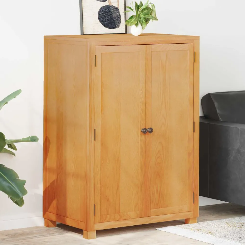 vidaXL Armoire avec stockage avec porte Marron Bois d'ingénierie