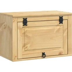 Armoires & Meubles De Rangement-vidaXL Armoire avec stockage SKI Brun Miel 60 x 32 x 40 cm Pin massif