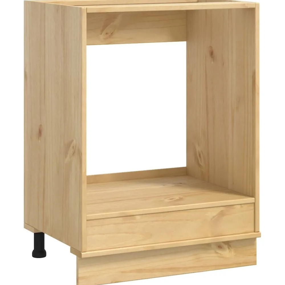 vidaXL Armoire avec stockage SKI Brun Miel 60 x 46 x 81 cm Pin massif