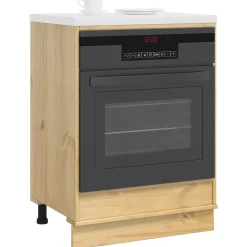 vidaXL Armoire avec stockage SKI Brun Miel 60 x 46 x 81 cm Pin massif