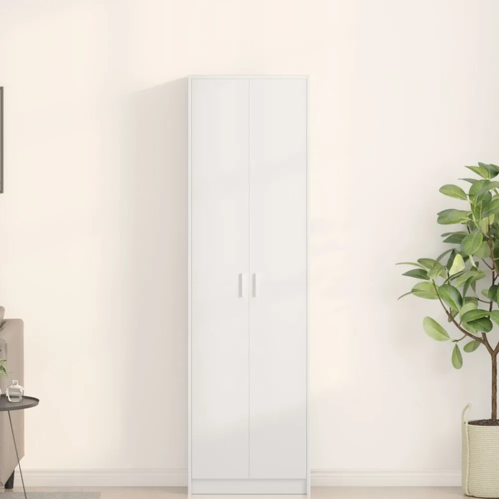 vidaXL Armoire avec étagère 55 x 25 x 189 cm Bois d'ingénierie