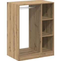 Produits Ménagers-vidaXL Armoire avec étagère Chêne artisanal 77 x 48 x 102 cm Chêne artisanal