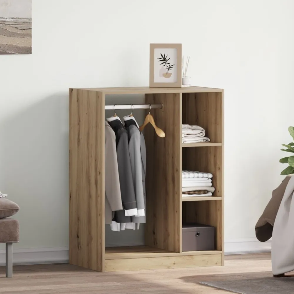 Produits Ménagers-vidaXL Armoire avec étagère Chêne artisanal 77 x 48 x 102 cm Chêne artisanal