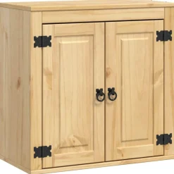 Armoires & Meubles De Rangement-vidaXL Armoire avec étagère SKI Brun Miel 60 x 32 x 40 cm Pin massif