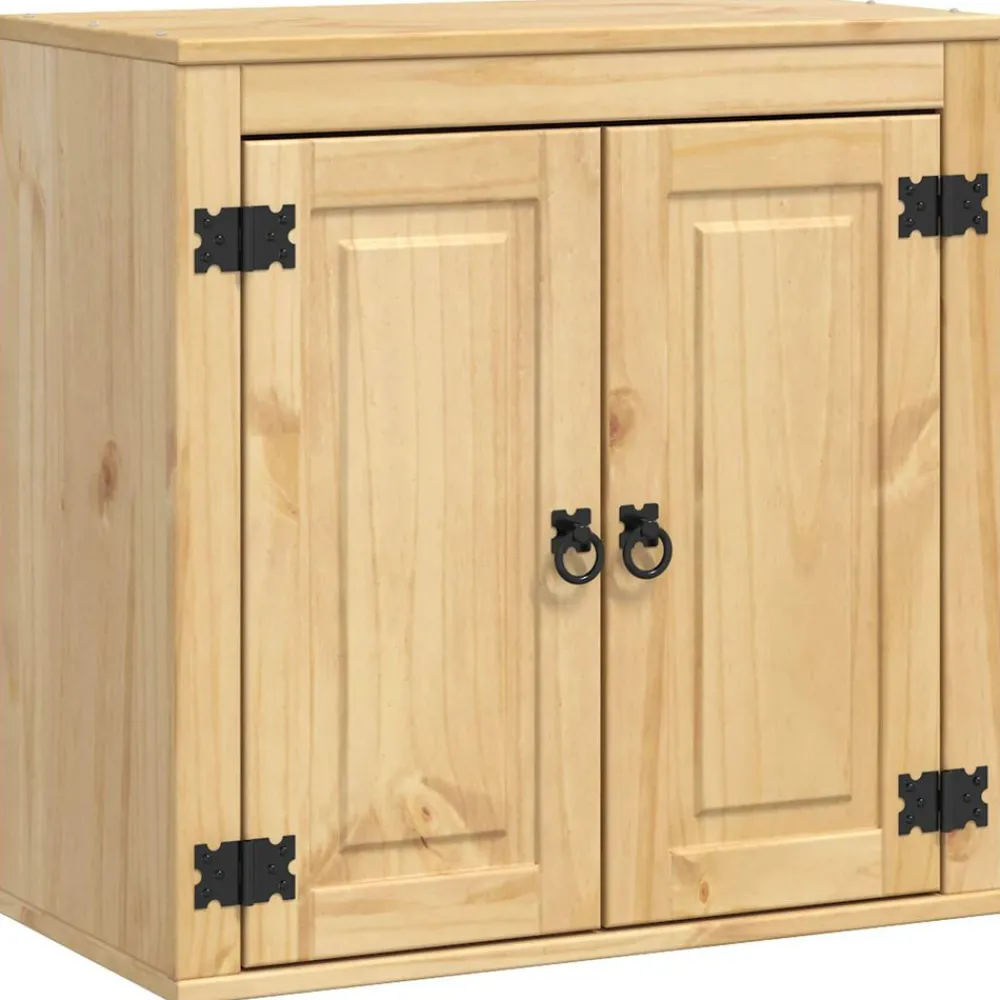 Armoires & Meubles De Rangement-vidaXL Armoire avec étagère SKI Brun Miel 60 x 32 x 40 cm Pin massif