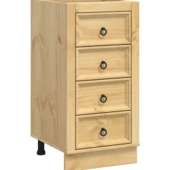 Armoires & Meubles De Rangement-vidaXL Armoire avec tiroir SKI Brun Miel 40 x 46 x 81 cm Pin massif