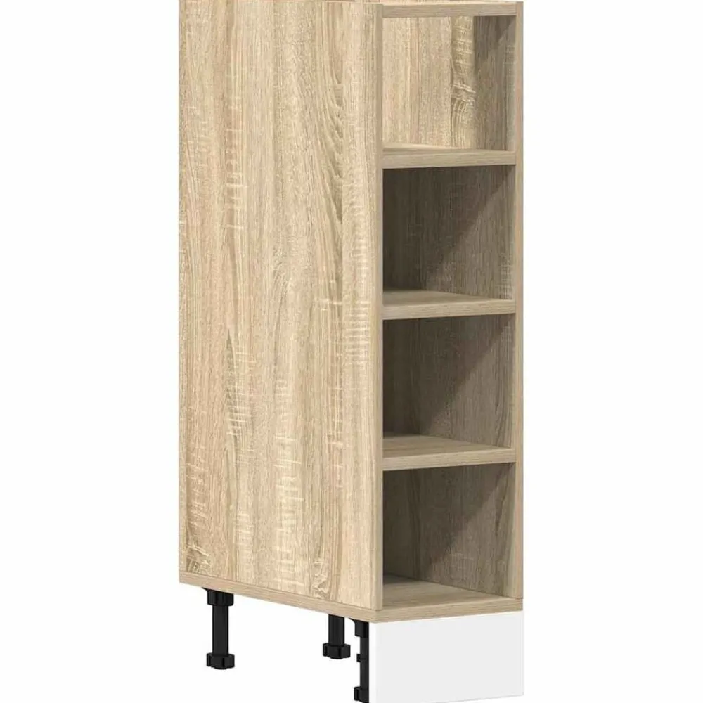 Armoires & Meubles De Rangement-vidaXL Armoire basse "Riga" chêne sonoma 20x44,5x81,5 cm Chêne sonoma