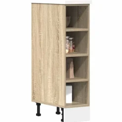 Armoires & Meubles De Rangement-vidaXL Armoire basse "Riga" chêne sonoma 20x44,5x81,5 cm Ch&ecirc;ne sonoma