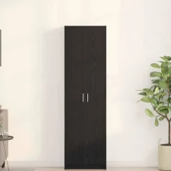 Armoires & Meubles De Rangement-vidaXL Armoire Chêne noir 55 x 25 x 189 cm Bois d'ingénierie Ch&ecirc;ne noir
