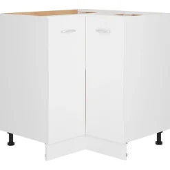 vidaXL Armoire d'angle basse "Lyon" 75,5 x 75,5 x 81,5 cm Bois d'ingénierie