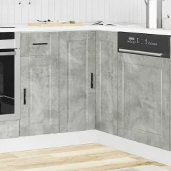 vidaXL Armoire d'angle de cuisine Porto bois d'ingénierie