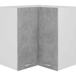 Armoires & Meubles De Rangement-vidaXL Armoire d'angle suspendue "Lyon" 57 x 57 x 60 cm Bois d'ingénierie Gris béton