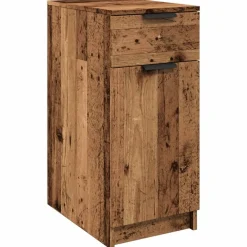 Armoires & Meubles De Rangement-vidaXL Armoire de bureau 33x50x75 cm bois d'ingénierie Vieux bois