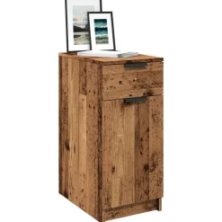 Armoires & Meubles De Rangement-vidaXL Armoire de bureau 33x50x75 cm bois d'ingénierie Vieux bois