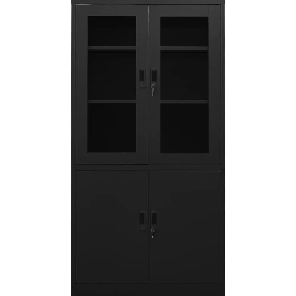 vidaXL Armoire de bureau 90x40x180 cm Acier