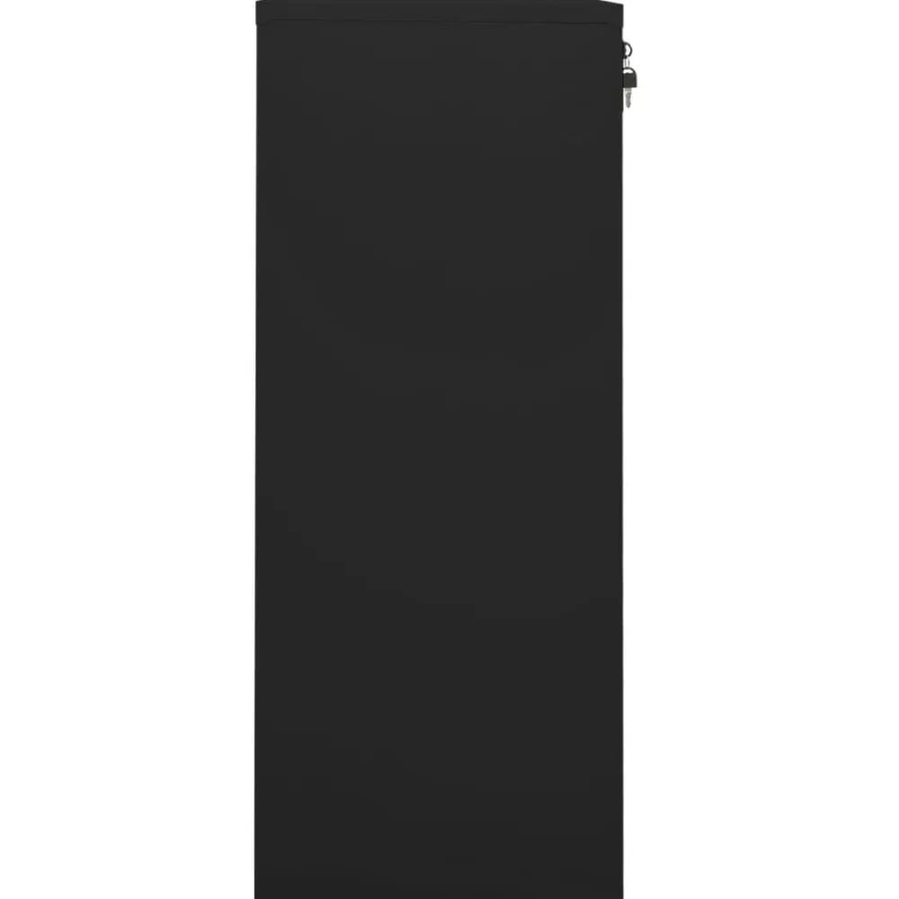 Armoires & Meubles De Rangement-vidaXL Armoire de bureau 90x40x102 cm Acier Noir