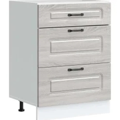 Armoires & Meubles De Rangement-vidaXL Armoire de cuisine Kalmar bois d'ingénierie Sonoma gris