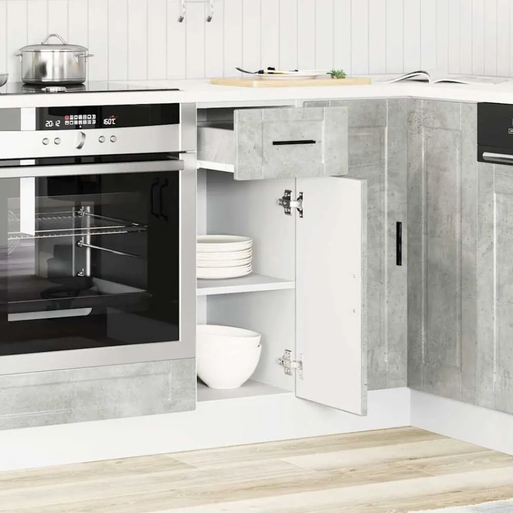 vidaXL Armoire de cuisine Porto bois d'ingénierie