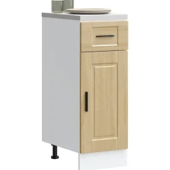 vidaXL Armoire de cuisine Porto chêne sonoma bois d'ingénierie