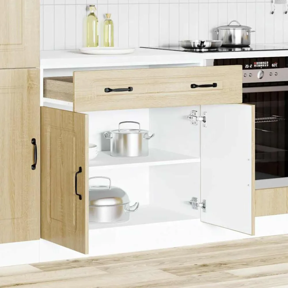 vidaXL Armoire de cuisine Kalmar chêne sonoma bois d'ingénierie