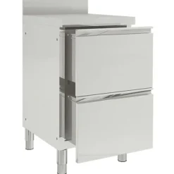 Restauration-vidaXL Armoire de cuisine commerciale avec 2 tiroirs 50 x 60 x 96 cm